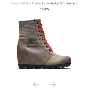 Sorel Lexie Wedge Quarry boots